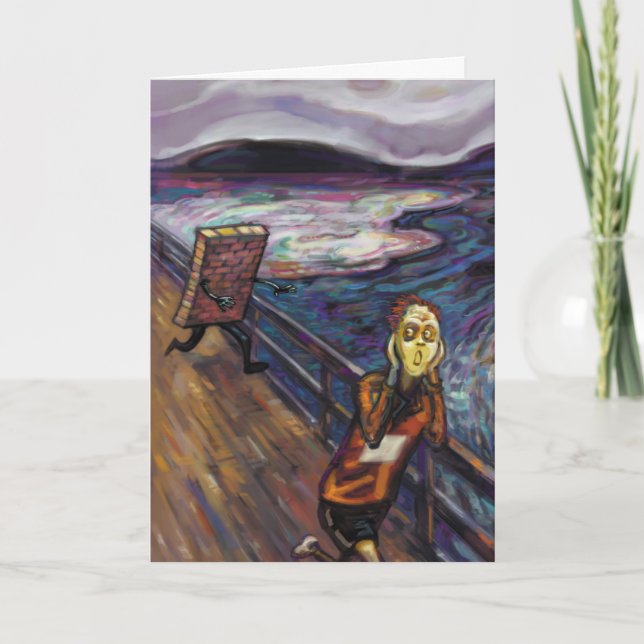 Marathon Congratulations Card - Hitting the Wall (Front)