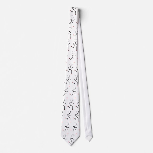 Marathon Day at the Office Neck Tie (Front)