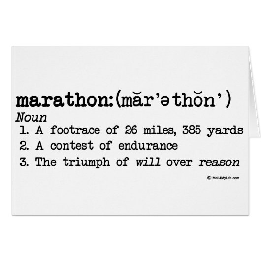Marathon Defnition (Front Horizontal)
