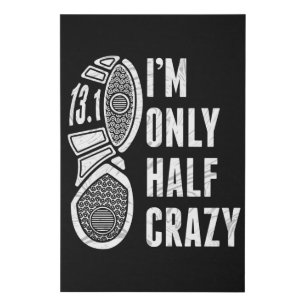 Marathon Design For Runners And Joggers Faux Canvas Print