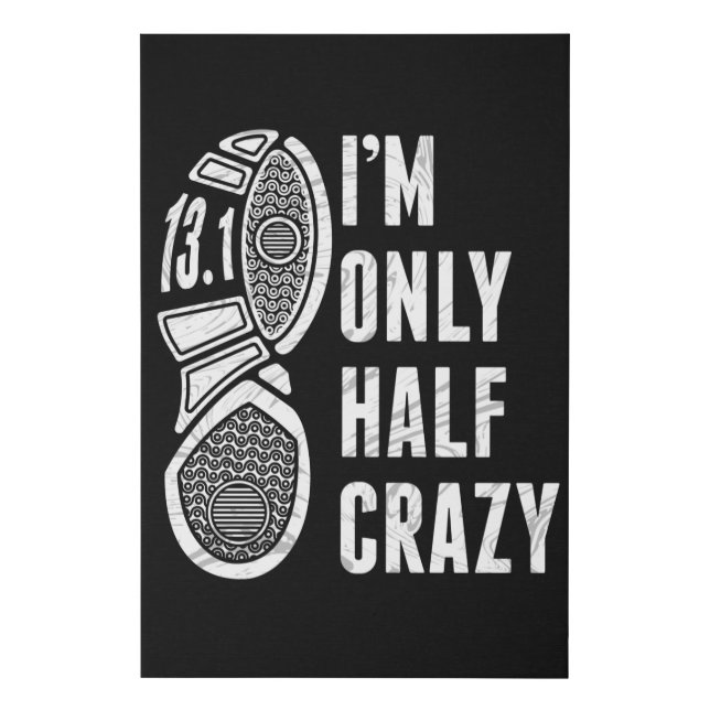Marathon Design For Runners And Joggers Faux Canvas Print (Front)