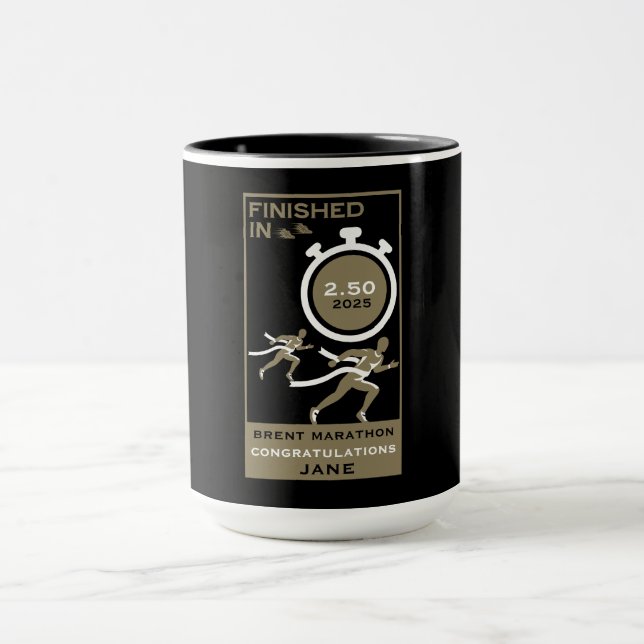 Marathon Event Finisher Gift Mug (Center)