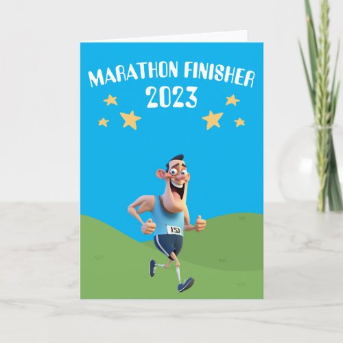 Marathon Finisher Card