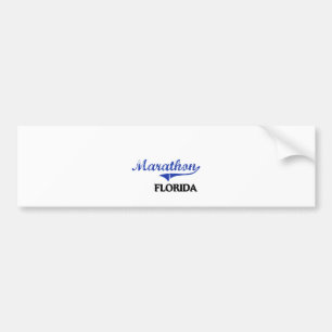 Marathon Florida City Classic Bumper Sticker