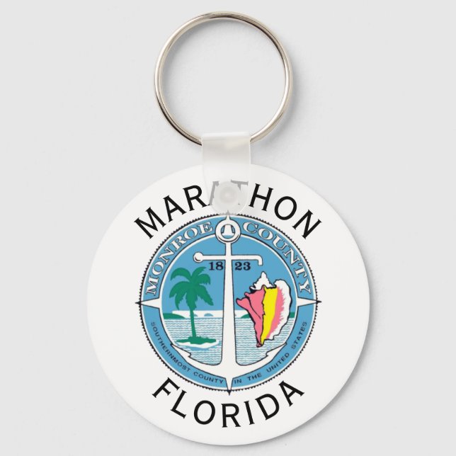 Marathon - Florida Keys Keychain (Front)