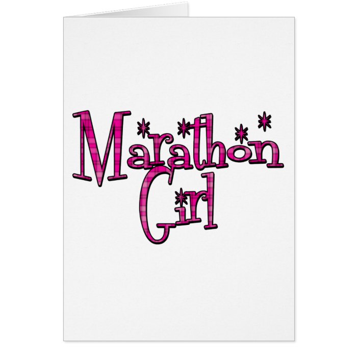 Marathon Girl Card