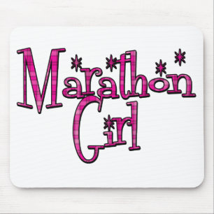 Marathon Girl Mouse Pad