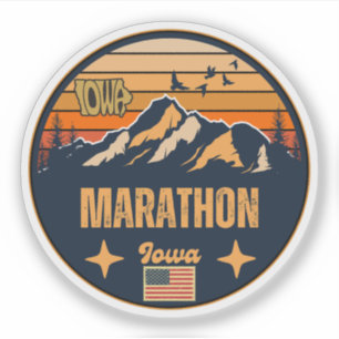Marathon, Iowa Ia, United States Sticker