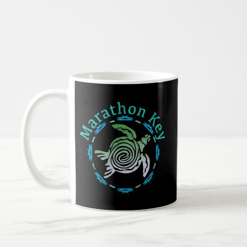 Marathon Key Florida Tribal Turtle Coffee Mug