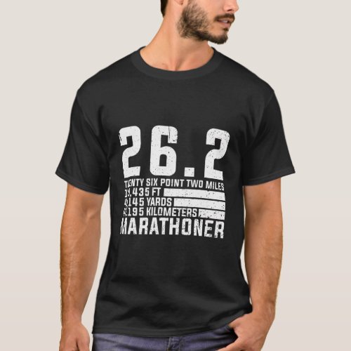 Marathon Marathoner Running 262 Finisher T_Shirt