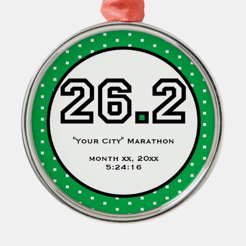 Marathon Ornament