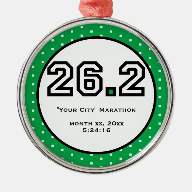 Marathon Ornament (Front)