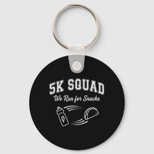 Marathon Run 5K Race Day ie Squad Funny Friend Keychain