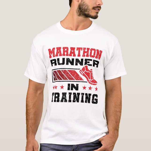 Marathon Runner In Training T-Shirt (Front)