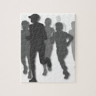 marathon runner jigsaw puzzle