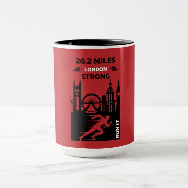 Marathon Runner London 26.2 Mug (Center)