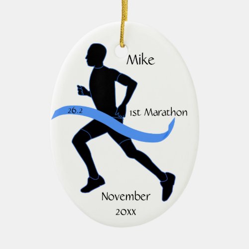 Marathon Runner Ornament _ Male