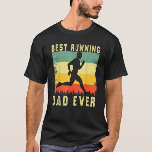 Marathon Runner Rad Dad Coach Best Running Dad Fat T-Shirt