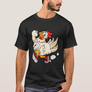 Marathon runner running chicken motivation sport h T-Shirt