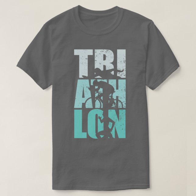 Marathon Runner Running Jogging Triathlon Athlete  T-Shirt (Design Front)