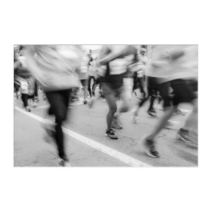 Marathon Runners Acrylic Print