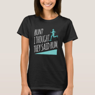 Marathon Running Motif For Runners N Joggers_10 T-Shirt