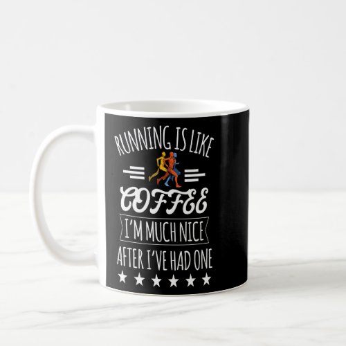 Marathon Running Motif For Runners N Joggers _6  Coffee Mug