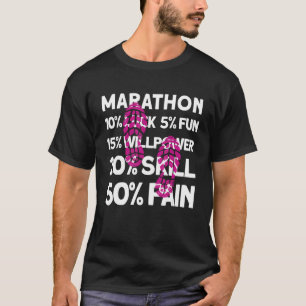 Marathon Running Road Race T-Shirt