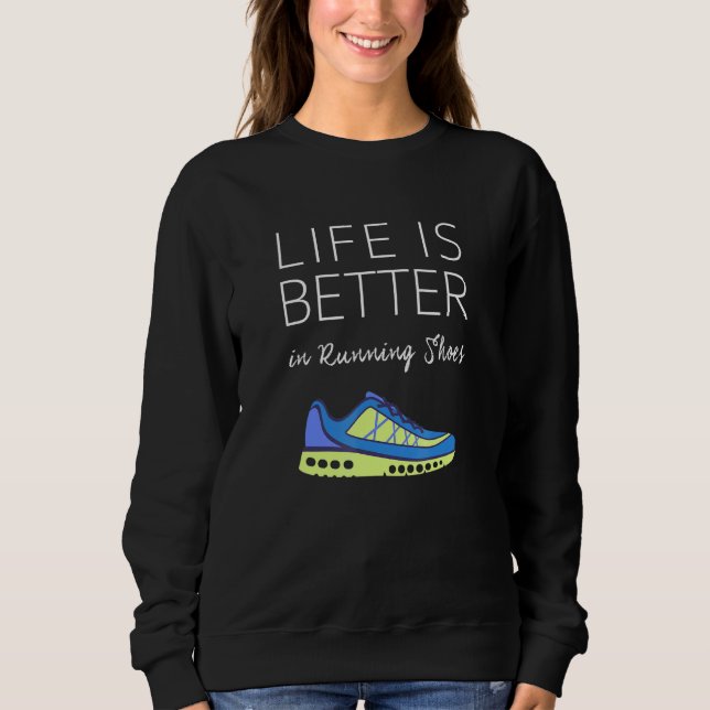 Marathon Running Runner Tee - Life Is Better In Ru (Front)