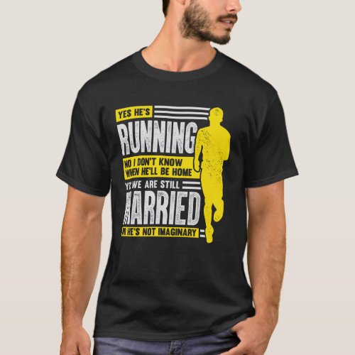 Marathon Running Runners Wife Gift T_Shirt