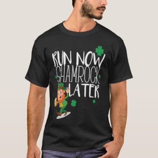 Marathon Running St Patricks Day Race 5k Runner T-Shirt