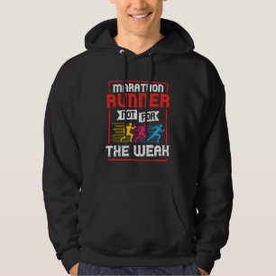 Marathon Running Training Runner Finisher Coach Be Hoodie