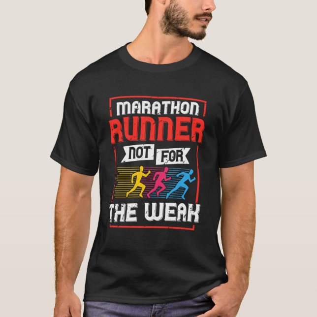 Marathon Running Training Runner Finisher Coach Be T-Shirt (Front)