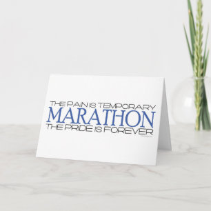 Marathon - The Pride is Forever – Congratulations Card