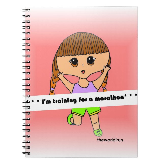 Marathon Training Notebook #1 (Front)