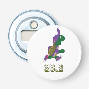 Marathon Turtle Runner in Purple Bottle Opener