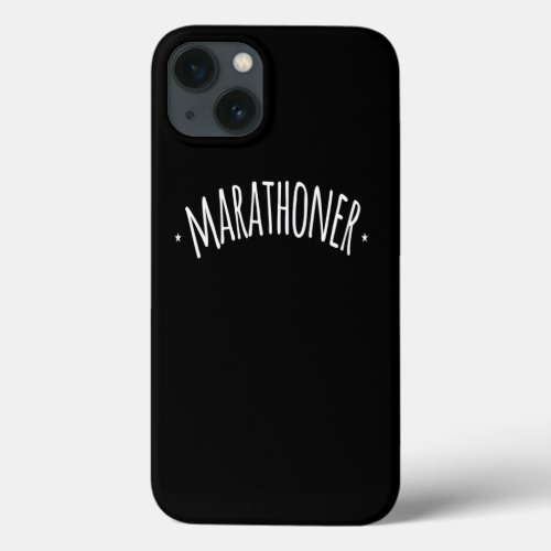 Marathoner Runner Running iPhone 13 Case