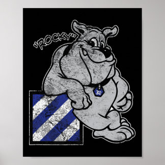 Marauder 3rd Infantry Division Rocky The Bulldog  Poster