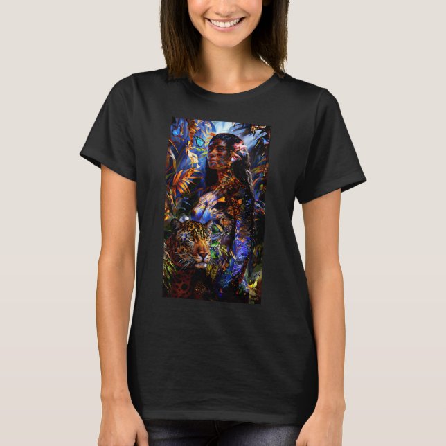 “Marayuna” -  Forest Palette - Women In Amazonia T-Shirt (Front)