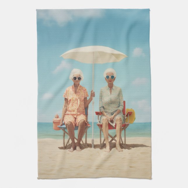 Marbella Ladies Kitchen Towel (Vertical)
