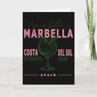 Marbella Life Is Better In Costa Del Sol Andalusia Card