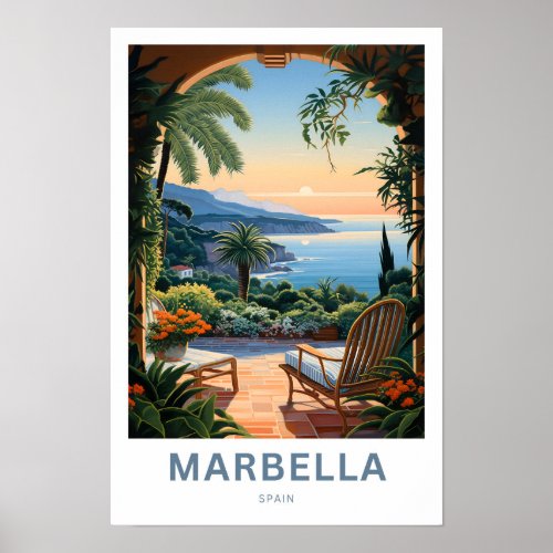 Marbella Spain Travel Print