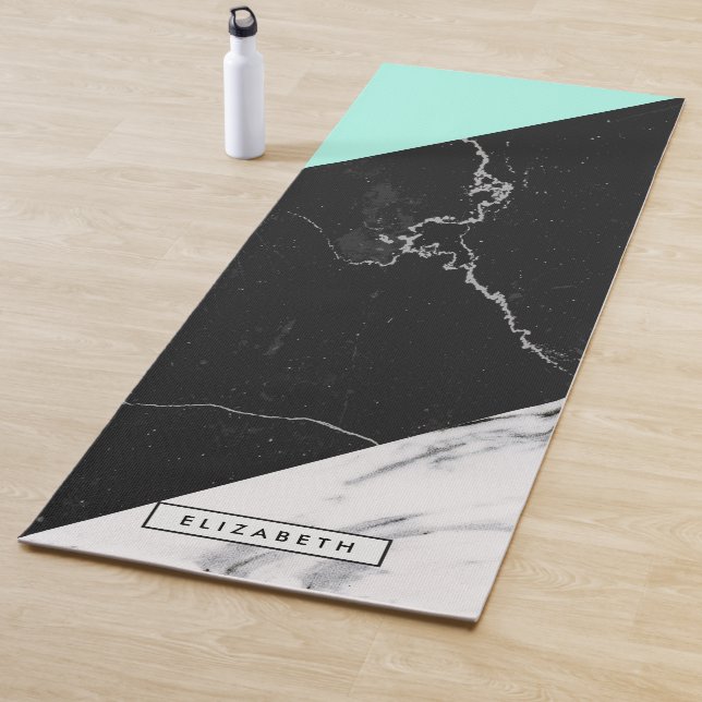 Marble Abstract Pattern Yoga Mat (In Situ)