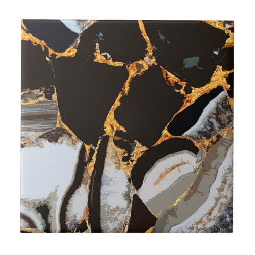 Marble Abstract Texture Ceramic Tile
