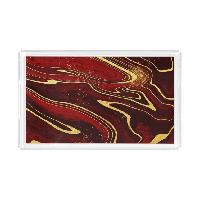 Marble Acrylic Tray (Front)