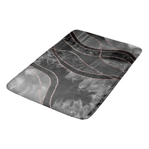 Marble Agate Gold Glam 12 Bath Mat