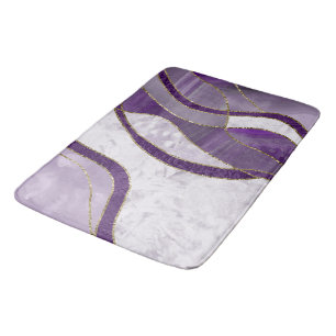 Marble Agate Gold Glam 3 Bath Mat