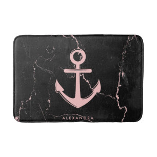 Marble & Anchor Bath Mat