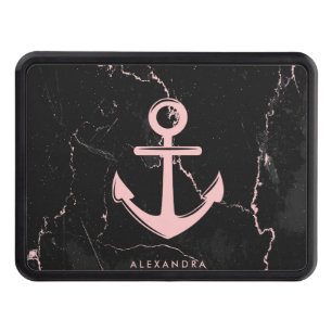 Marble & Anchor Hitch Cover