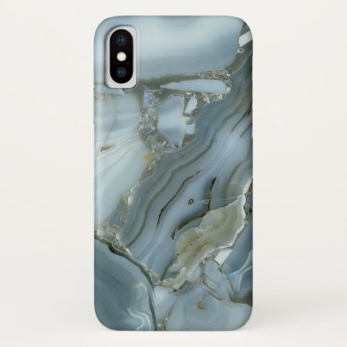 Marble and Crystal iPhone X Case